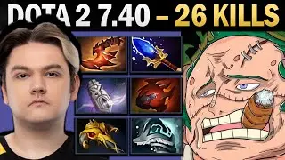 Pudge Pro Carry with Shivas and Tarrasque - Dota 7.41