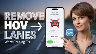 How to Remove Carpool (HOV) Lanes in Waze (Step-by-Step Guide)