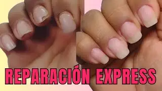 Cómo reparar uñas dañadas SIN desgaste | Método rápido y seguro