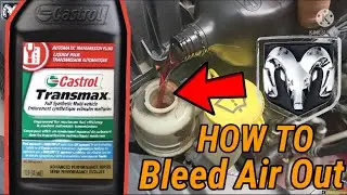 Dodge Caravan How to Pump Air Bubbles Out from Power Steering System.
