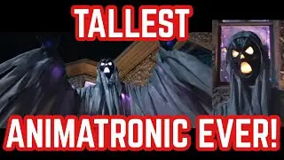 &diams;️TALLEST RETAIL ANIMATRONIC HALLOWEEN PROP EVER! SPIRIT? PARTY CITY? HOME DEPOT?&diams;️