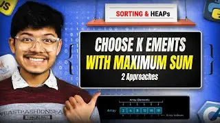 3478. Choose K Elements With Maximum Sum | Sorting | Priority Queue