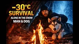 Surviving -30°C in a Blizzard with My Dog