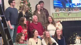 The Vikings score during EJ Stockey&rsquo;s Xmas photo 2025