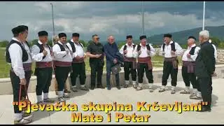 Pjevačka skupina Krčevljani, Mate i Petar uživo bećarac.