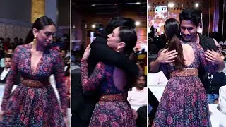 Aditi Rao Hydari CUTE Visuals At Hey Sinamika Movie Pre Release Event | Life Andhra Tv