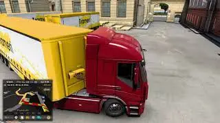 ETS 2 # 90 - IVECO Truck - Plymouth to Brest  Logitech G29 Gameplay POV (4K - 60FPS)