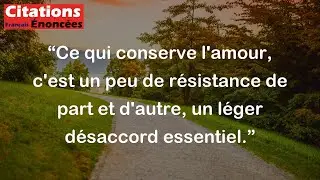 Jacques Chardonne - Ce qui conserve l'amour, c'est un peu de r&eacute;sistance de part et d'autre, un l&eacute;ger