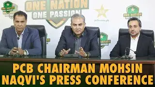 PCB Chairman Mohsin Naqvi's Press Conference on Champions Events & Men&rsquo;s Domestic Cricket Calendar