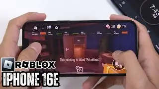 iPhone 16e Roblox Gaming test | Blox Fruits, Doors