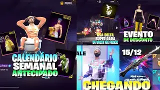 NOVO CALEND&Aacute;RIO SEMANAL ANTECIPADO FREE FIRE! NOVO EVENTO DE DESCONTO, ASA DELTA GR&Aacute;TIS E MUITO MAIS
