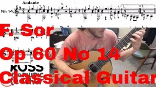 Fernando Sor Op. 60 No. 14 Classical Guitar Lesson