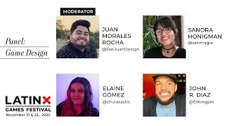 Game Design Panel: Latinx Games Festival 2020