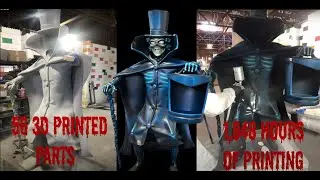 Disney's Hatbox Ghost 3D Printed
