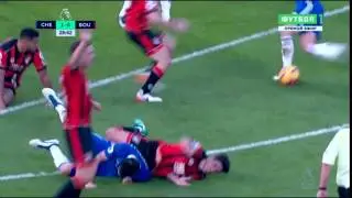 Hazard rabona vs Bournemouth (HD)