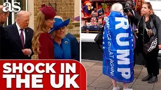 TRUMP&rsquo;S HISTORIC UK trip sparks both CELEBRATION and OUTRAGE