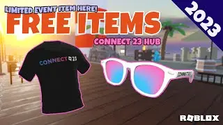 How to Get Connect Shades & Connect 2023 T-shirt in Roblox! *FREE ITEMS*