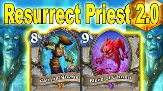 Most Broken Priest Deck Of All Times! Resurrect Priest 2.0 At March of the Lich King | Hearthstone