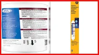 GE Icemaker & Refrigerator Water Filter System | Exterior Connection | Filtered Ice for Beverages