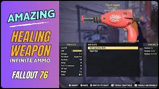Fallout 76 NEW AMAZING Legendary Weapon (Infinite Ammo + Healing)