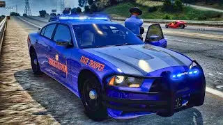 Highway Tuesday Patrol| GSP|| GTA 5 Lspdfr Mod| 4K