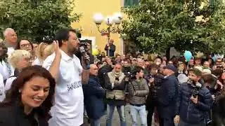 MATTEO SALVINI in diretta da SAN GIULIANO TERME (PISA, 04.05.2019)