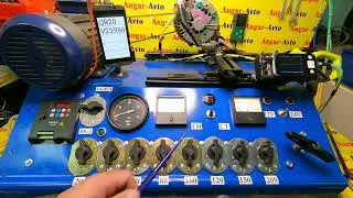 Проверка генератора Nissan X-Trail (23100-AU400) NT30, QR20DE на стенде.