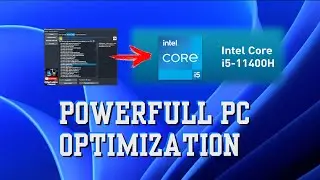 Windows 11 optimization results for powerfull PC with Intel Core i5-11400h