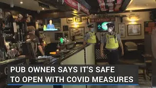 Limerick pub owner claims it's safe to open with Covid-19 precautions