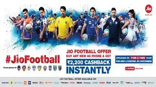 Jio FOOTBALL Offer 2018 Instant Casback RS.2200 || What Is  Jio Football Offer???