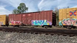 Engine 12 Spirit of Louisville heritage unit 12 NB manifest Train with Nice loud horn