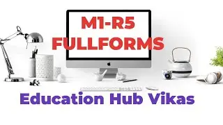 Computer fundamentals fullform|m1-r5 fullform | fullforms for examination purpose| #nielit|#olevel|