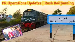 Pakistan Railways Operation Updates | Railfanning at Malir Railway Station | Railfans Gathering