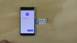 Exchanging Business Contact Details Using A NFC Tag