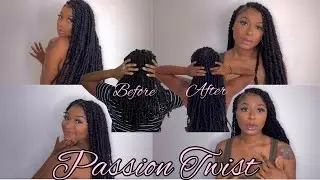EASY DIY HOW TO: EXTEND PASSION TWISTS | RUBBER BAND METHOD