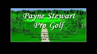Payne Stewart Pro Golf (Later prototype - Unreleased Mega Drive Golf Game)