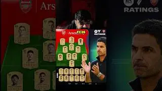 ARSENAL Official FC26 Ratings...🥶
