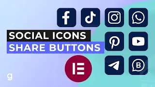 How to Use Elementor's Social Icons & Share Buttons