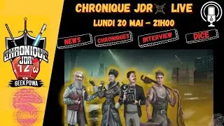 Chronique #jdr live 🎲🎙️🐲 20 mai #interview #shadowrun  Belaran & Enkidou - La Lisi&egrave;re #cthulhu