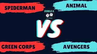 BattleR/ Spiderman VS Animal VS Avengers VS Green Corps / 300Pts Modern /Heroclix 