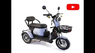 Triciclu Electric Rotakt Senior Motor 1000W Viteza25 km/h Autonomie 62 km FARA PERMIS