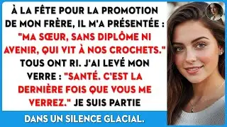 Humili&eacute; par ma famille &agrave; la f&ecirc;te de mon fr&egrave;re, trait&eacute; d'inculte et de bon &agrave; rien.