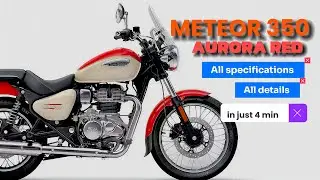 Nayi Meteor 350 Aurora Red Aagayi! 🔥 | Full Chrome Details & Specs | Price?
