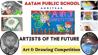 Drawing & Art Competition at Aatam Public School Amritsar