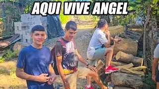 Estamos en el caserío donde vive Ángel.