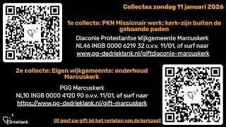 Live uitzending PG De Drieklank (Marcuskerk, Den Haag)