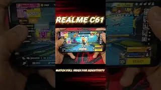 REALME C61 FREE FIRE GAMEPLAY AND HANDCAM SHORT VIDEO