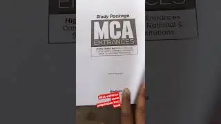 MCA entrance exam preparation best book, @Awadh_Technical