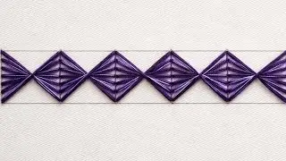 Beautiful Border Line Embroidery Design | Simple & Elegant Hand Embroidery