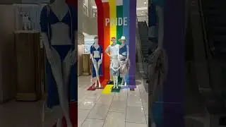Mall Gay Pride Display That HAs Nothing to Do with Gay People